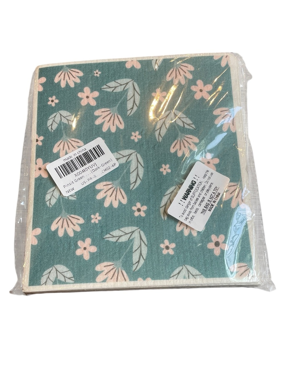 Kitchen and Dish Washcloths Set of 6 NEW